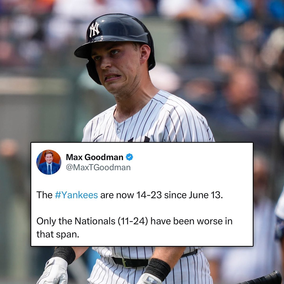 BigRayHernandez's tweet image. And Aaron Boone somehow is STILL the “Manager” of the @Yankees 

#FireAaronBoone #YankeesTwitter #Yankees