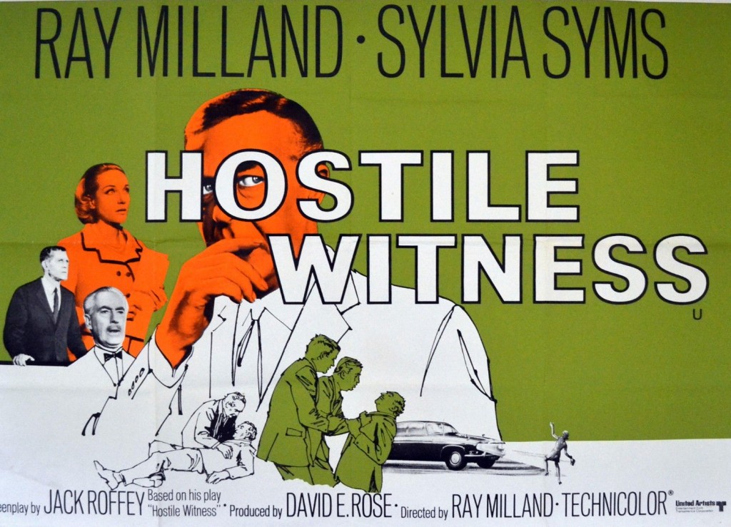 Sesión de noche con una película judicial y de suspense.
#TestigoHostil (#HostileWitness).
Disco Duro.