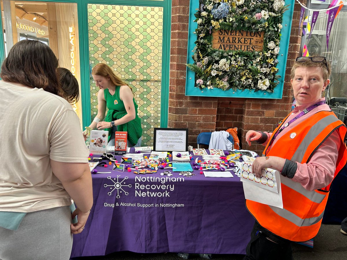 SobarNottm's tweet image. Great time at #NottsPride today with Nottingham Recovery Network chatting to people about all things Inclusive Recovery Cities and stigma! Thanks to our fab Inclusive Recovery Champions who volunteered their time!
#inclusiverecoverycities #nottspride #smashthestigma #loveislove