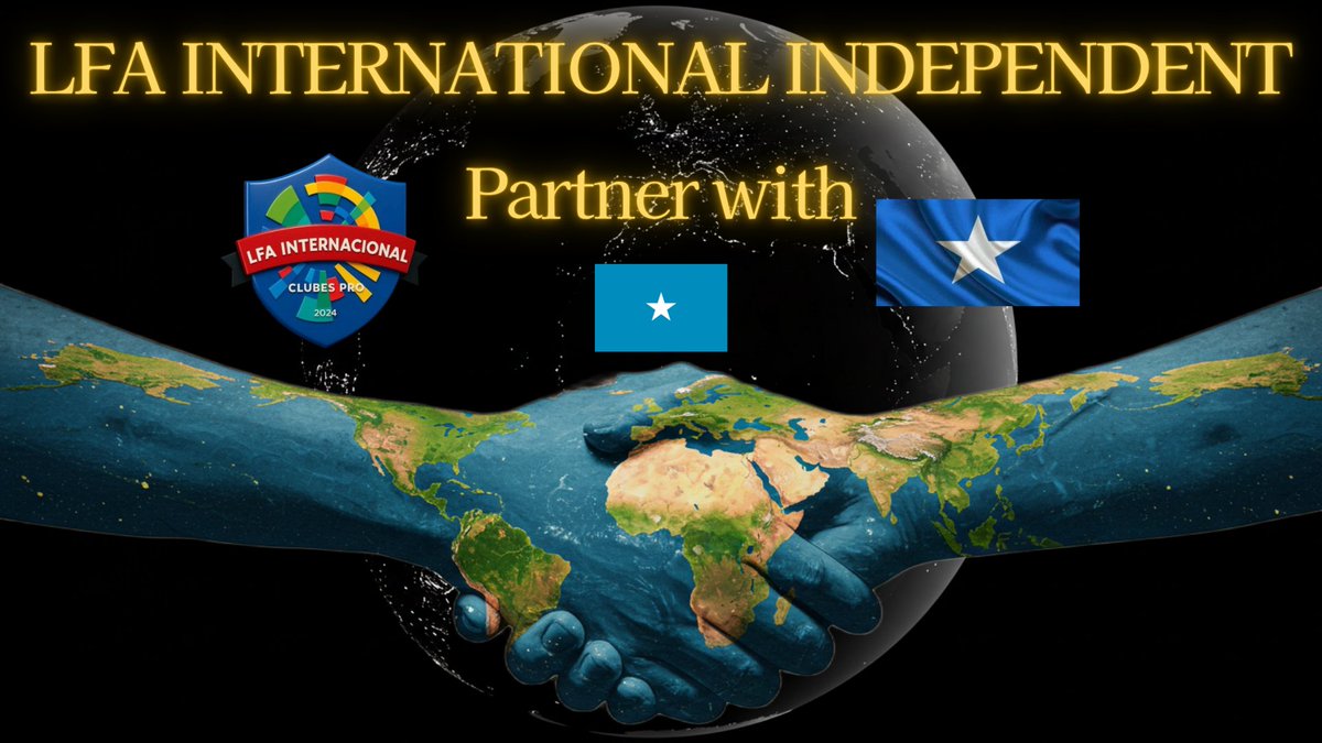 ⚽LFA INTERNATIONAL INDEPENDENT⚽

🤝Partner🤝

🇸🇴Somalia🇸🇴

We create designs for clubs and organisations who want to partner with us so send us a DM if you're interested

#FC25 #EAFC25 #EAFCClubs #ProClubs #ClubsPro #International #Global #World #RT #Share #RP