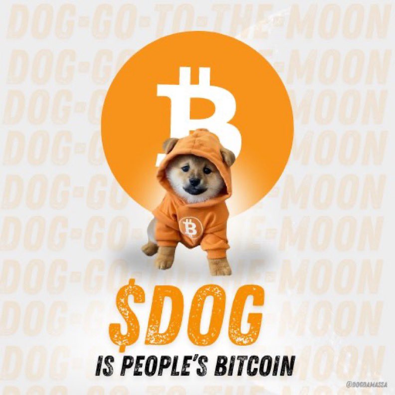 DISHANGE168's tweet image. Now is the perfect time to invest in $DOG, the top-ranked meme coin in Bitcoin. The alt-meme season of 2025 is approaching, and $DOG is set to explode.
Don't cry when you've already achieved a hundredfold success.
Either lead the crowd or be left behind.
$DOG is the last free…