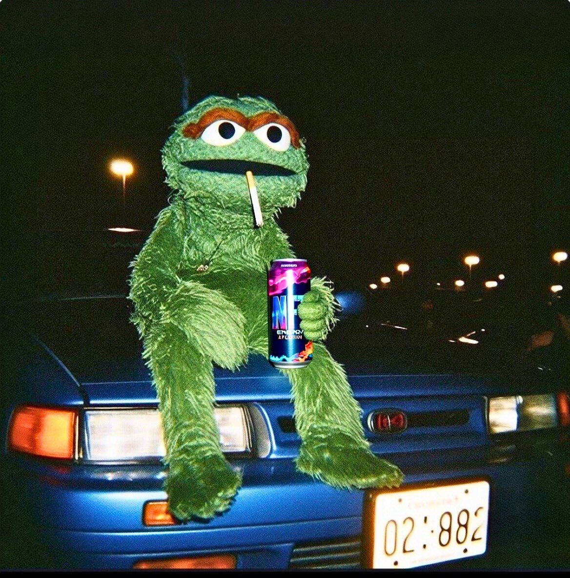 HennyDigital's tweet image. How I feel after a long night of party 🗑️