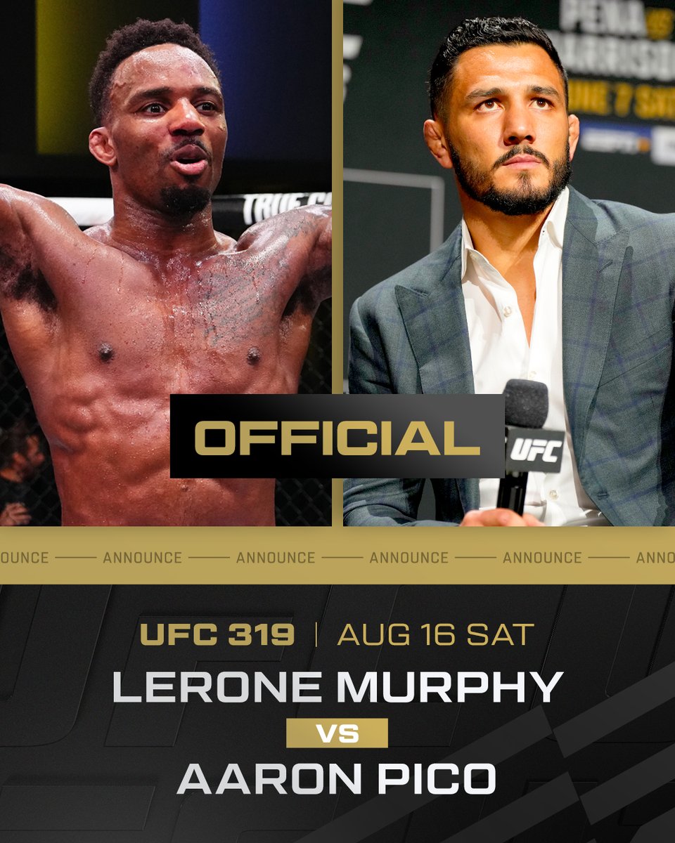 RedWolfMMA's tweet image. HUGE for @LeroneMurphy 💪 #UFC319 just got even better 👊🔥