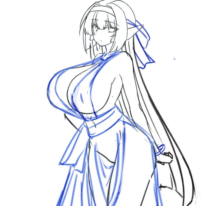 ドレス描いてた
もう寝る 