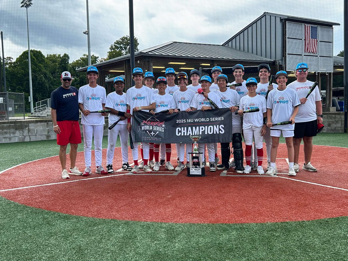 MarucciSports's tweet image. Your 2025 Marucci World Series Champions! 🏆

14U Marucci Elite Texas Venable
15U Marucci Elite Texas McDaniel
16U Marucci Elite Texas Rodriguez
17U Knights Knation National