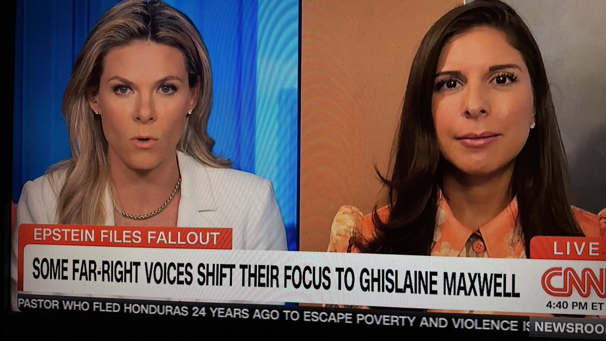 NO! Whoever the chick on the left is. The victims did NOT feel safe around Ghislaine “she was a monster” who raped them. I was in court with them. SHAME ON CNN