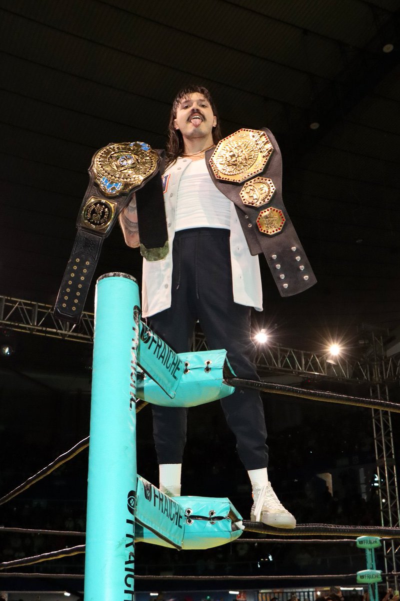 DomMysterio35's tweet image. KING OF THE LUCHADORES 👑😈