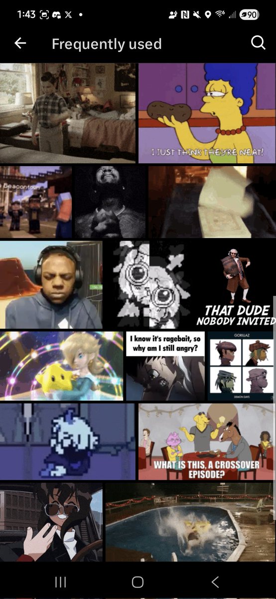 hamburger317's tweet image. What do my recently used gifs say about me