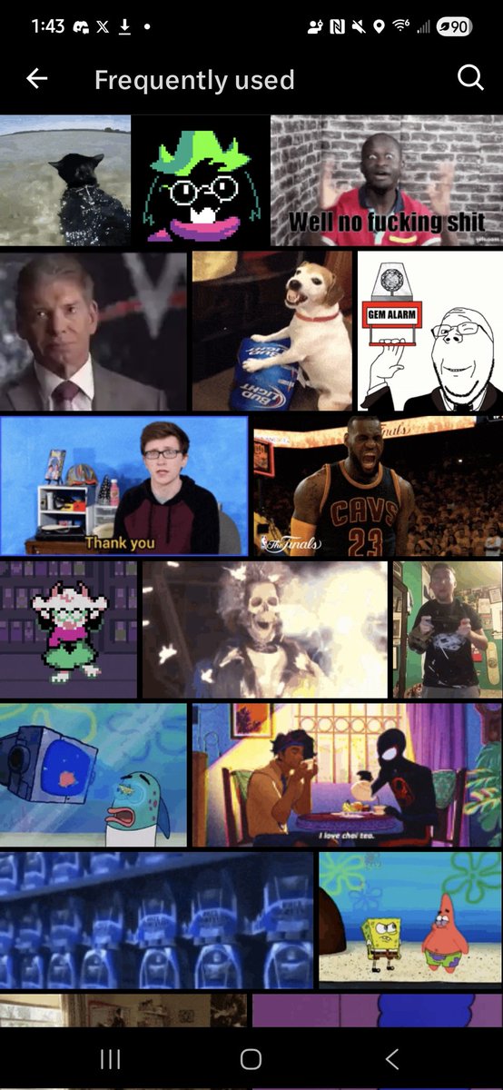 hamburger317's tweet image. What do my recently used gifs say about me