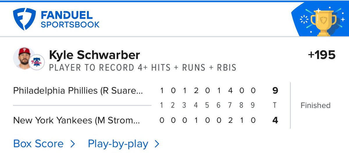 ZiggsCards's tweet image. Schwarber gets to 4! 💵