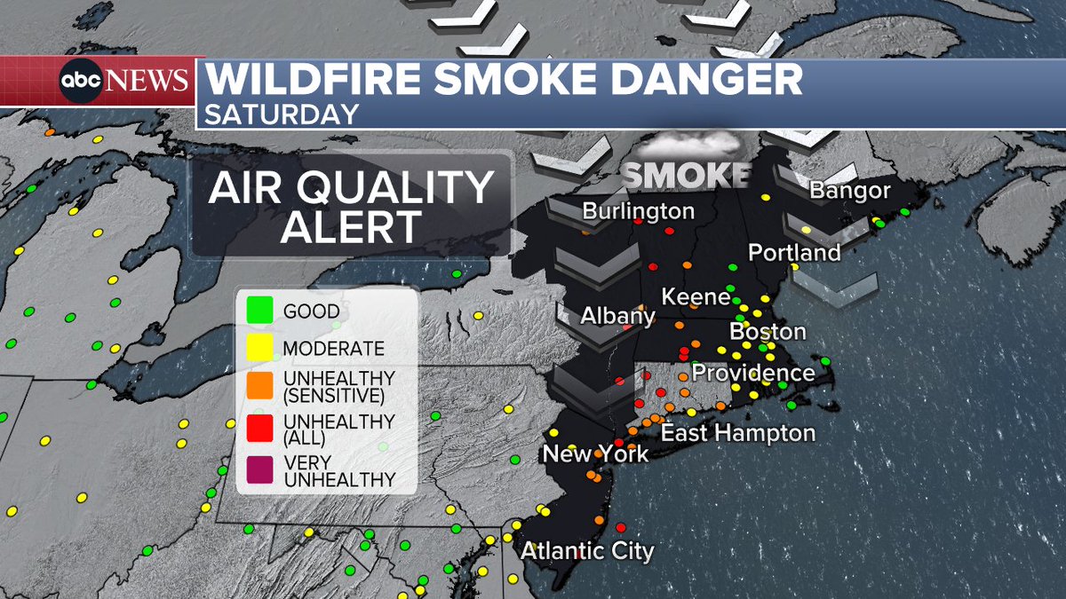 Looks like things have improved from Cape Cod to Maine while further inland remains poor.