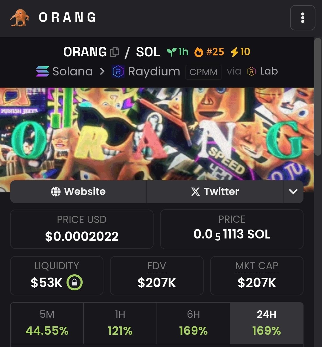 DutchAlphaCalls's tweet image. Aped some $ORANG. Looks retarded enough to send if community comes together.
79EYWyGpPchbzAVERSgEpvhjbPBPVXjXhJ1dmVbDbonk
#ORANG