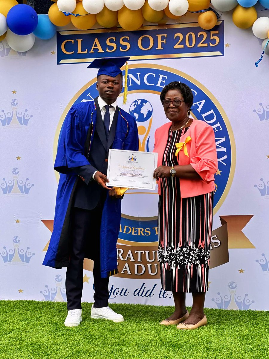 ProfDominicGH's tweet image. To my mentor, Saddick Adams [ @SaddickAdams ], and the visionary leader, Dr. Kweku Oteng, I&apos;m eternally grateful for the life-changing opportunities you&apos;ve provided me. From the village to Accra, you&apos;ve sponsored my education and nurtured my growth.