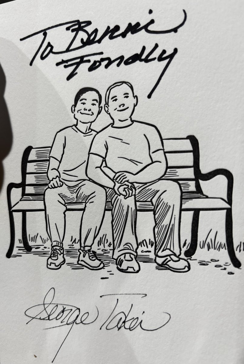 I met George Takei WAY back in the early 90s at a Star Trek convention in Philly. It was a brief encounter that I didn’t fully appreciate at the time. So being able to meet George at #SDCC225 and have him sign his new book was amazing. He was everything you’d want him to be.