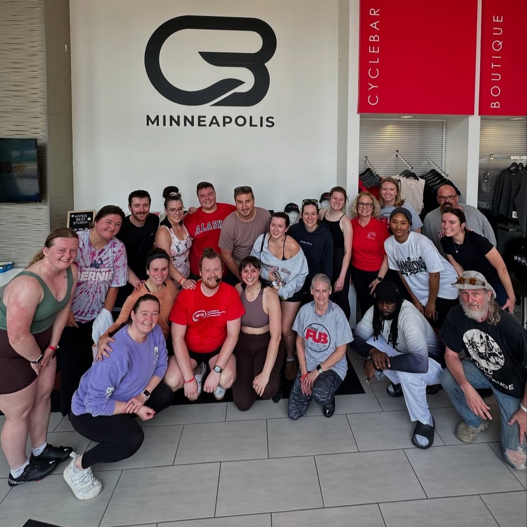 AFTDHope's tweet image. Sam Leverson hosted a special “Dad Rock” themed Father’s Day fundraising spin class to honor his father, Sven, who is living with FTD.
“Through the pain, I’ve found strength in sharing our story and turning that heartbreak into action. Riding with my community for a cause that…