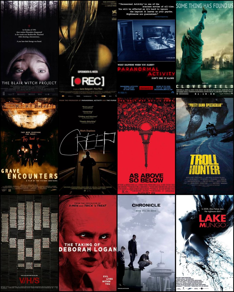 TerrorContexto's tweet image. Qual o seu filme found footage favorito?
(Exemplos ilustrativos)