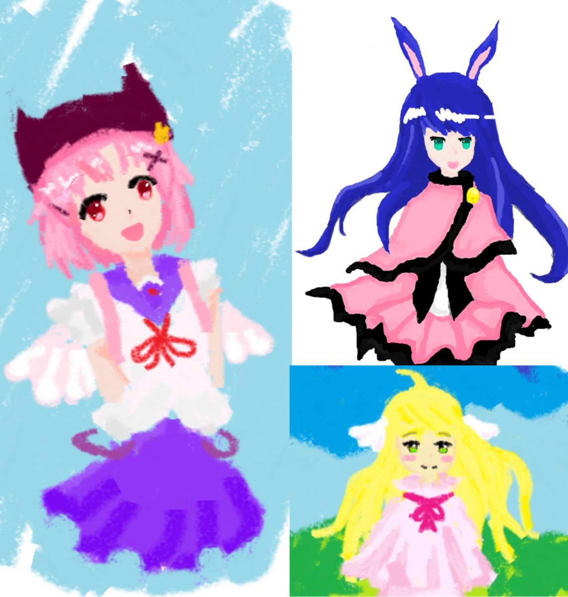 SternArcy's tweet image. Evolution of my art 😭
The left one is from 2017 (maybe)
Good thing I didn't stop to draw even tho my parents hate it... Looking at my own improvement make me want to cry asowjdlwekqbsn 🥹
//my old art haunts me fr