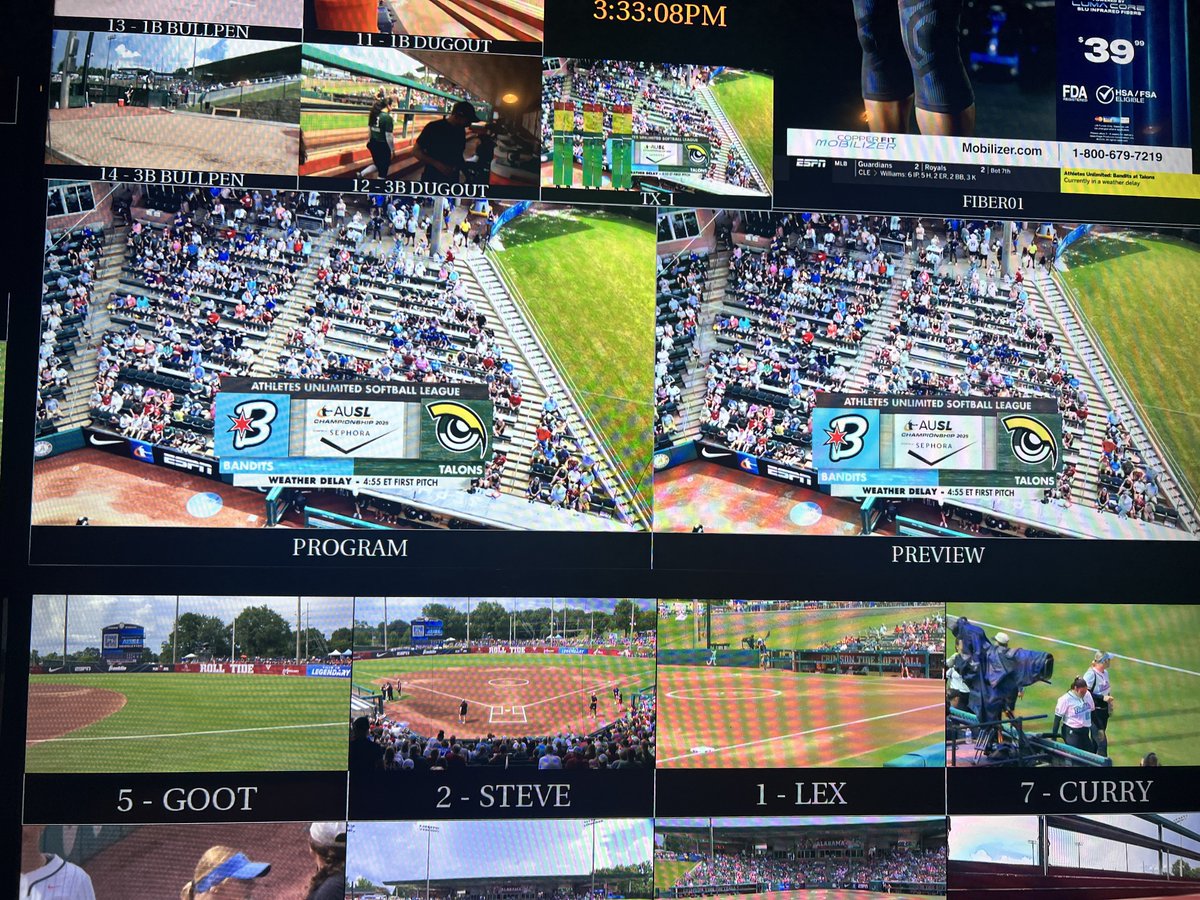 We’re coming back up on @ESPN at 3:50pm CT…. First pitch at 3:55pm!