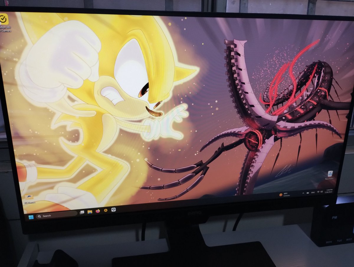 AkihiroDigital's tweet image. I loved making this art so much, that it became my wallpaper ever since (Still can't believe I drew Wyvern 👀)
#SonicTheHedgehog
