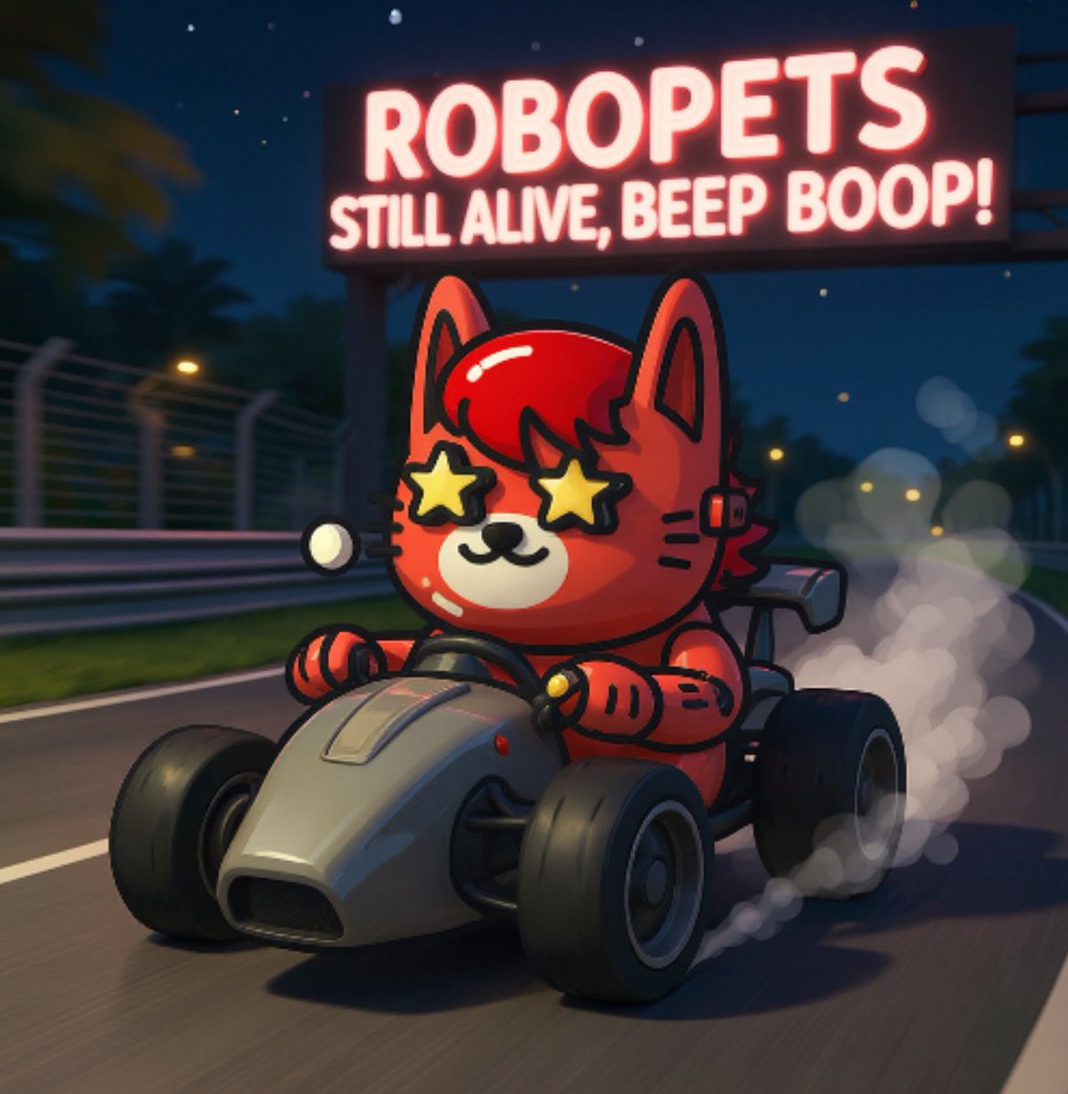 RM_DESIGN__'s tweet image. ⭐️ ⭐️ 💨 💨 ♥️ ♥️
Don’t forget about us, the Robopets!!
BEEP BOOP….
#Robopets