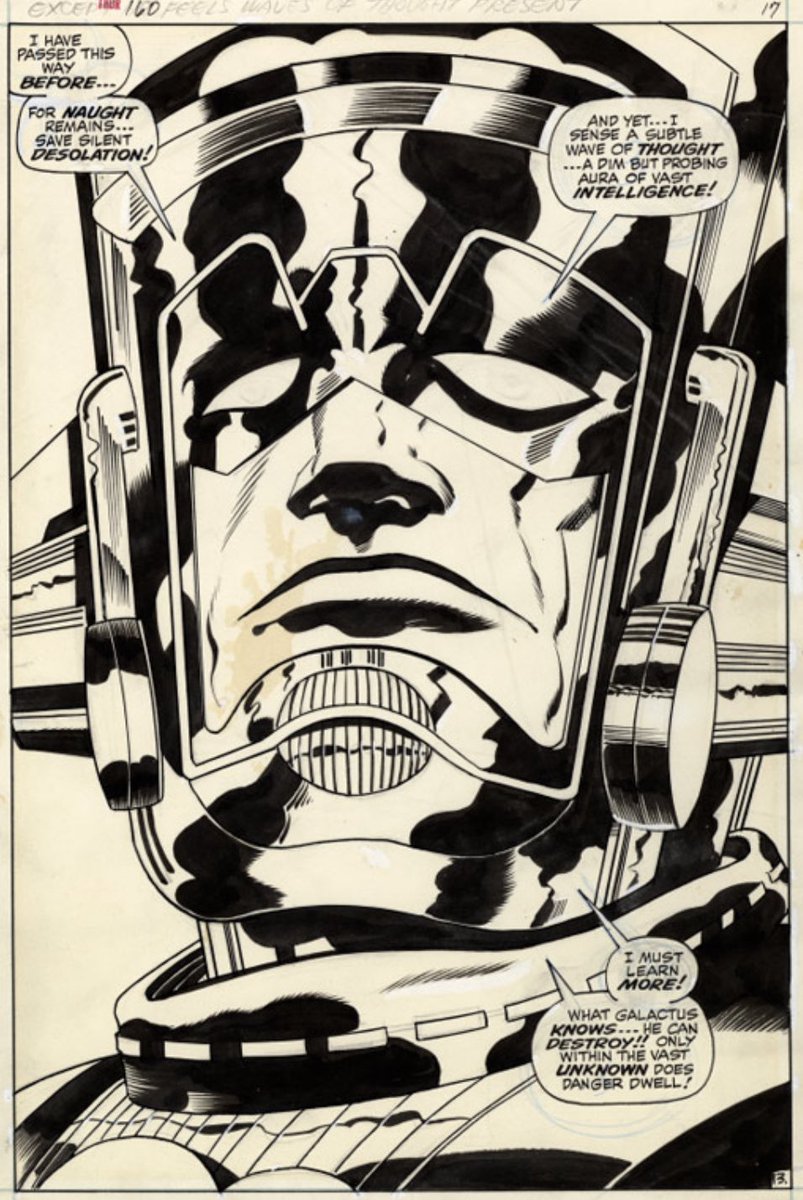 Galactus art by my grandfather, Jack Kirby