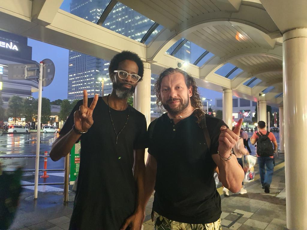 RyanJosephHart's tweet image. With my wrestling goat @KennyOmegamanX