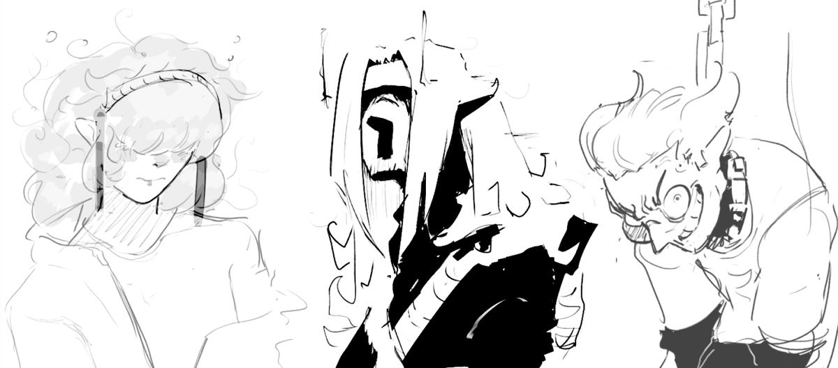 characters based on feelings, thoughts and stuff
they are hopeless, and blinded by intense emotions..