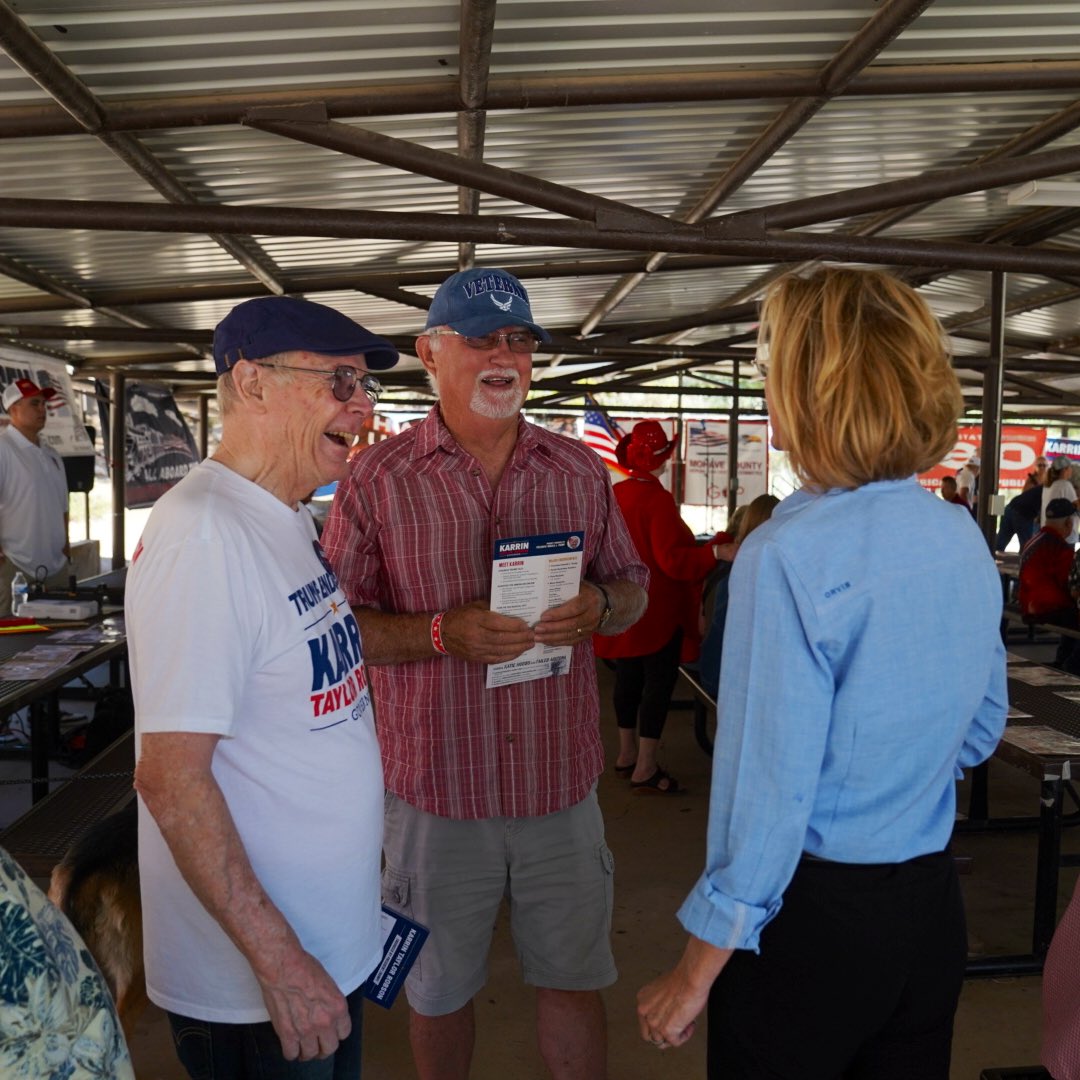KTaylorRobson's tweet image. It was great to be back in Mohave County today for the 81st annual MCRCC picnic!
