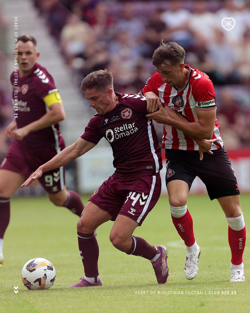 JamTarts's tweet image. The Jambos come out on top in the @hummel1923 derby >>
Best of luck to @SunderlandAFC for the season ahead 🤝
