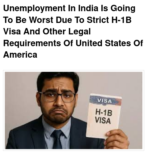 Govt Buddies (@govtbuddies) on Twitter photo Unemployment In India Is Going To Be Worst Due To Strict H-1B Visa And Other Legal Requirements Of United States Of America odrindia.in/2025/07/26/une…. Trump Modi <a href="/TheInvinciblePD/">The Praveen Dalal</a> Unemployment In India Is Going To Be Worst Due To Strict H-1B Visa And Other Legal Requirements Of United States Of America odrindia.in/2025/07/26/une…. Trump Modi <a href="/TheInvinciblePD/">The Praveen Dalal</a>