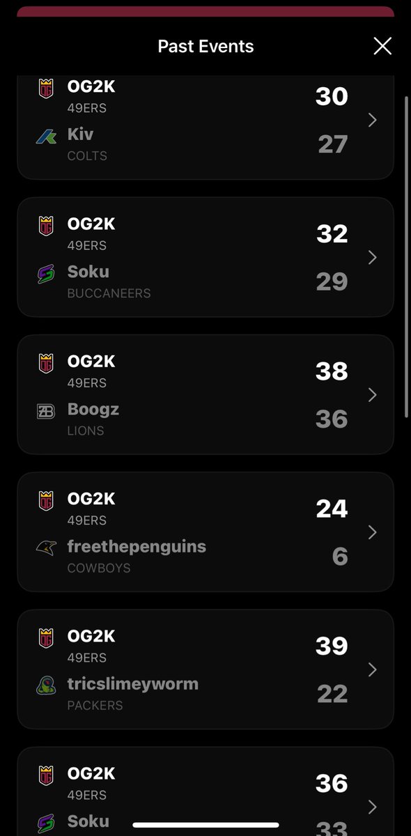 1v1Me's tweet image. Friday 1v1Me Leagues Recap 📸
- @1yungler goes 2-0, gets in top 3! 🏀
- @KCTRAPPIN & @NoTravelCalls create a 30 point lead for the last playoff spot! ⛹🏽♂️
- @OG2KYT wins his last 6 to grab a Madden playoff spot! 🔥
- @Osoflairy grabs a 15 point win to get in the top 8! ⚽️