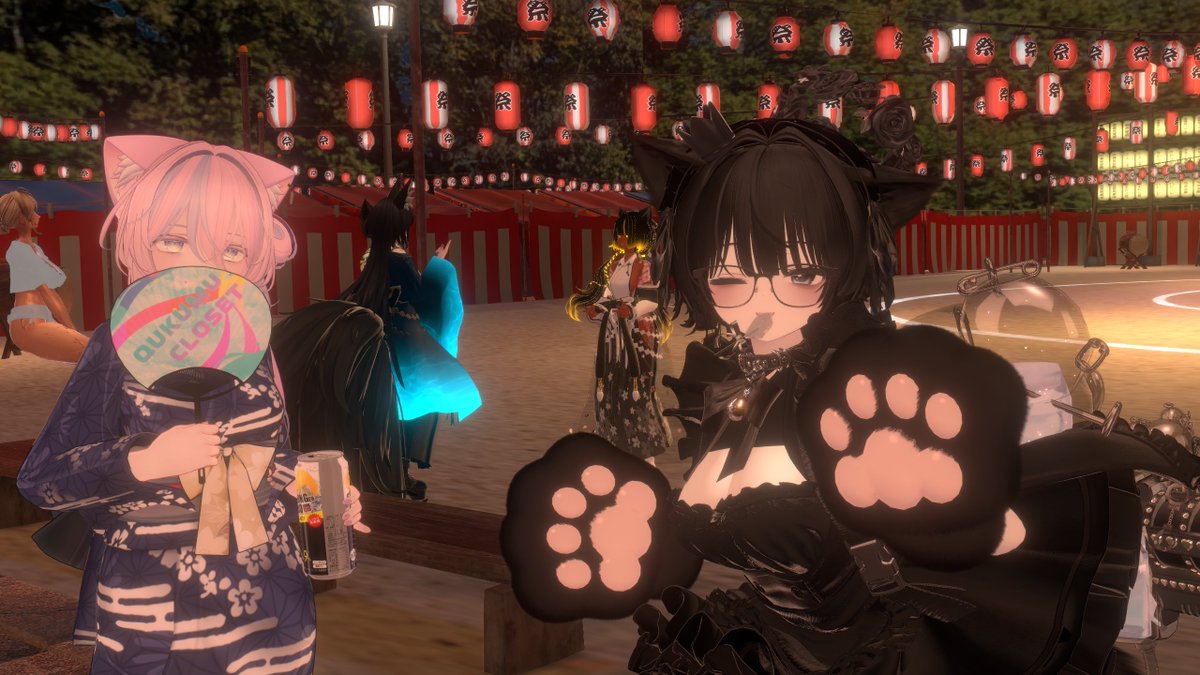 CONNECT_1112's tweet image. #VRC_CONNECT
①初参加してくれた方！
②良い
③りんごあめもろた！！！って喜んでた
④なんかエモい