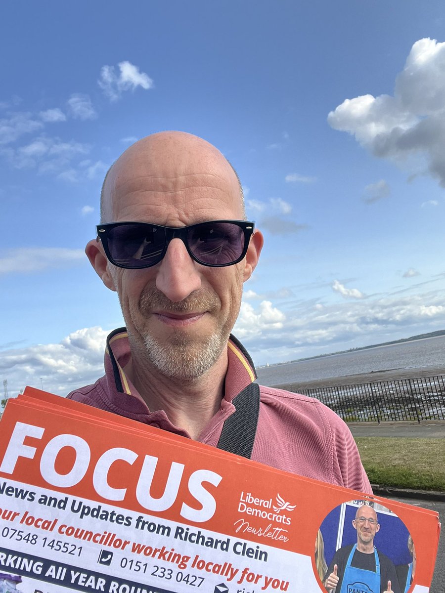 richardclein's tweet image. Lovely weather to be delivering ALDC leaflet of the week! @ALDC @LiverLibDems @libdemlocalgov @LibDems #proud #community #focus aldc.org/2025/07/leafle…
