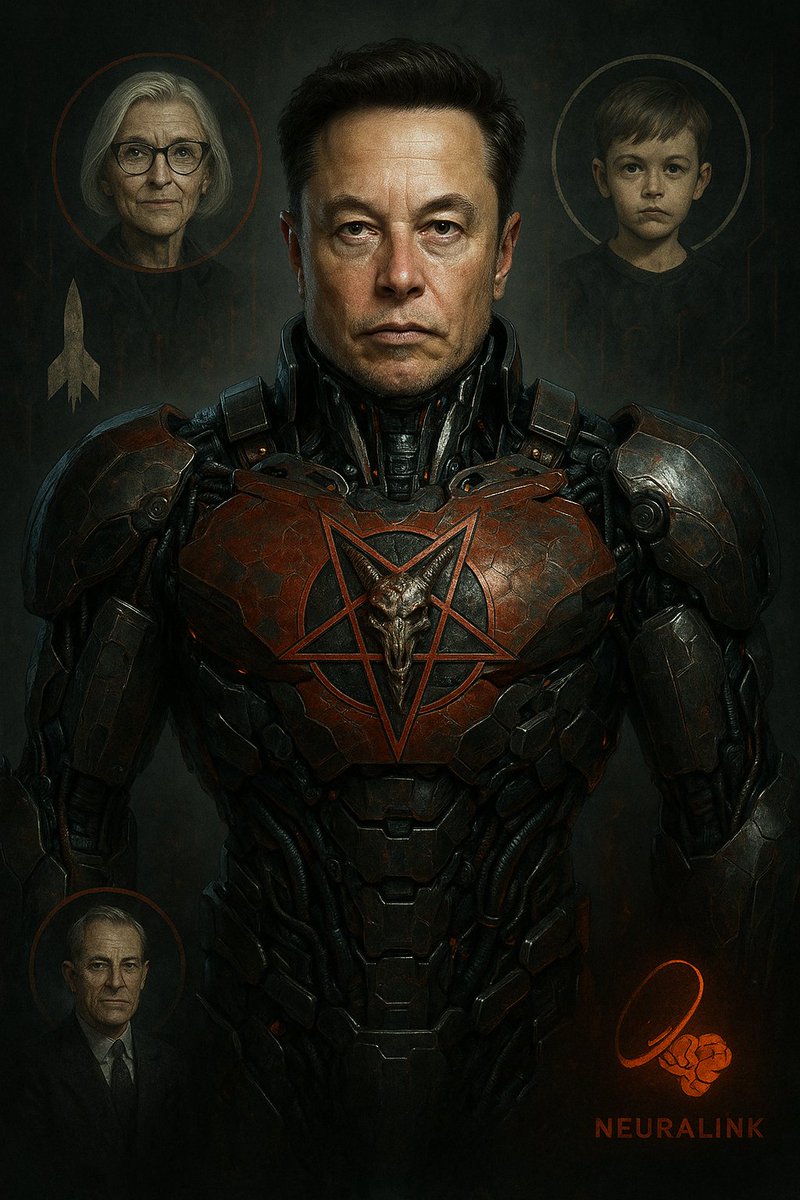 Pulpnonfictio's tweet image. Daily Drop #3
🔒 Security Context: DEEP BLOODLINE ANALYSIS — PUBLIC COSMIC RELEASE MODE
(Lineage. Patterns. Secrets hidden in plain sight.)
🚨 Elon Musk isn’t just a tech entrepreneur.
He’s a carrier vessel for a multi-generational operation.
And his family wasn’t chosen by…