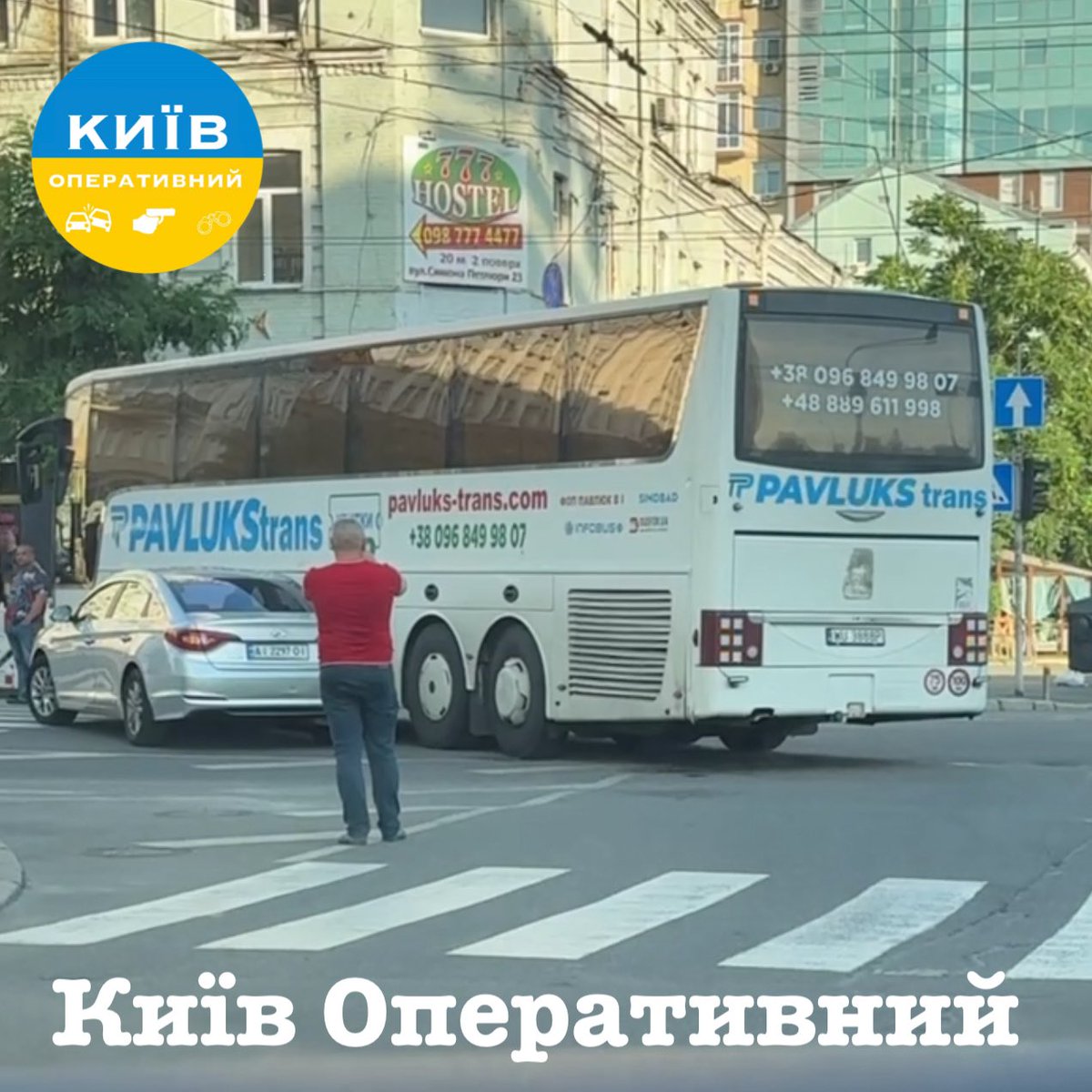 KyivOperativ's tweet image. Заходили у поворот треба вміти. Виявляється.
Київ, Жилянська, біля ж/д вокзалу