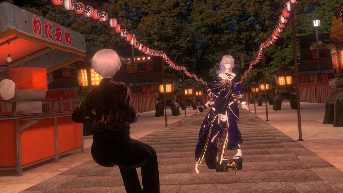 CONNECT_1112's tweet image. #VRC_CONNECT
①初参加してくれた方！
②良い
③りんごあめもろた！！！って喜んでた
④なんかエモい