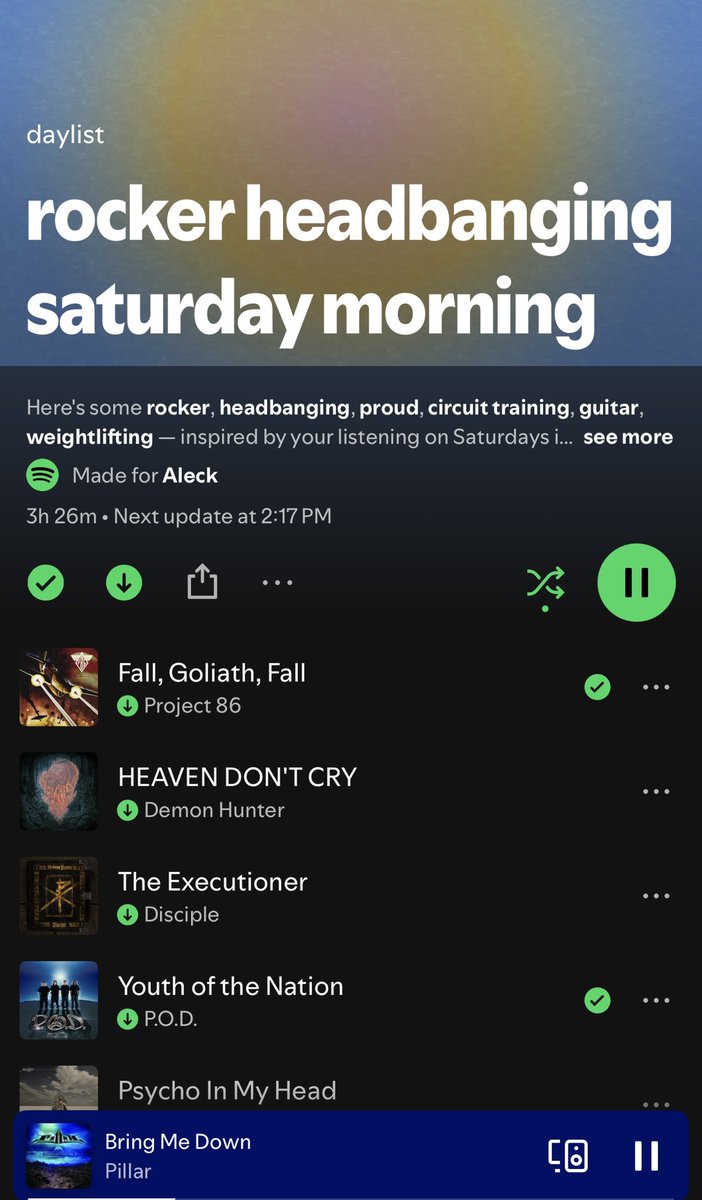 ABoyd91's tweet image. 🤘 This is a great list this morning.