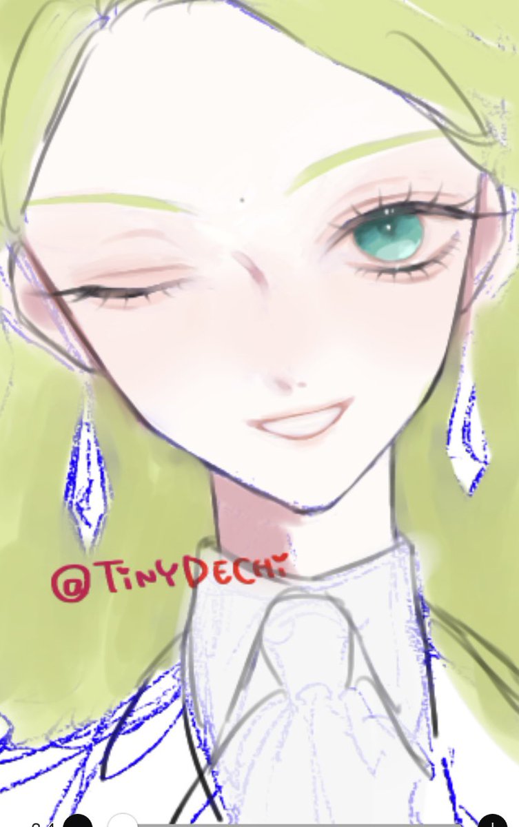 TiNYDECHi's tweet image. 可愛く描けそうな予感🦁☀️