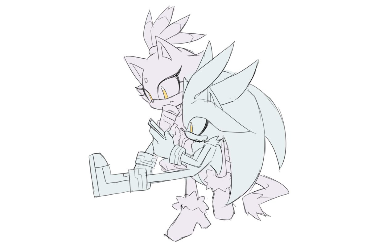 presalewinter's tweet image. #silvaze #Silverthehedgehog #Blazethecat
根据coser老师的照片画的