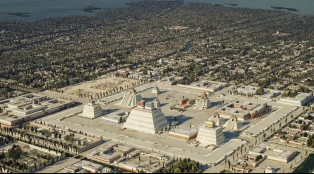 🚨 Tenochtitlan : 
Porque hoy se celebra el 700 aniversario de la creación de la ciudad más grande y compleja del pueblo mexica.
😱
En 13725 fue fundada gracias a un águila que se paró en un nopal en el lago de Texcoco.
🦅
Hoy solo quedan sus cimientos debajo de la #CDMX. 
🐒🐒🐒