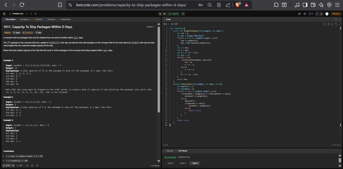 kshfmrz's tweet photo. Did Leetcode 1011 today, leetcode's calender is gonna be fully green in no time.
Also I am starting out to learn React, so brushing up my understanding of html and css from amazing @lovebabbar3 , then I'll hop onto javaScript and finally React.
#DSAWithKunal #LearnInPublic https://t.co/BMDYqpF1mT