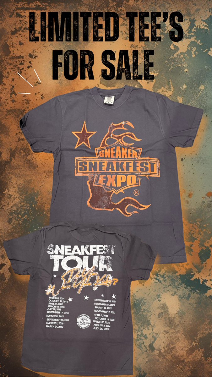 FIRST COME, FIRST SOLD!!!!! TODAY 1-6pm #SneakFest #TheSneakFestShow