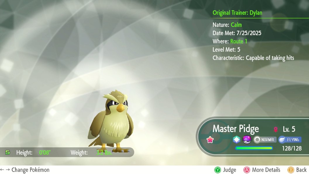 DylanDyylas's tweet image. i shiny hunted in pm7's world record shiny hunt event for the entire 24 hours and all i have to show for it is this single shiny pidgey that i panic caught in my masterball