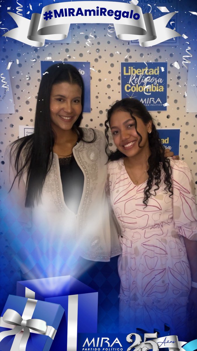 AngelaMariaAnd's tweet photo. #MIRAmiRegalo Es poder participar libremente en actividades de mi iglesia y ser escuchado por el Estado. Gracias a la gestión del Partido MIRA en la Ley 2294 de 2023, ahora las entidades públicas reconocen el aporte de las iglesias y promueven el respeto a nuestra fe. https://t.co/H5PyOUQ4jC