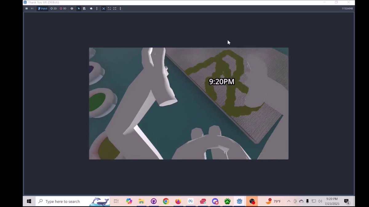 davididev's tweet image. Working on a couple of #VR projects this week, one was #madewithunity and the other one in the #godotengine.  Been working a lot longer hours lately so I&apos;ve had less time to work on this stuff.
youtube.com/watch?v=MBv1RX…