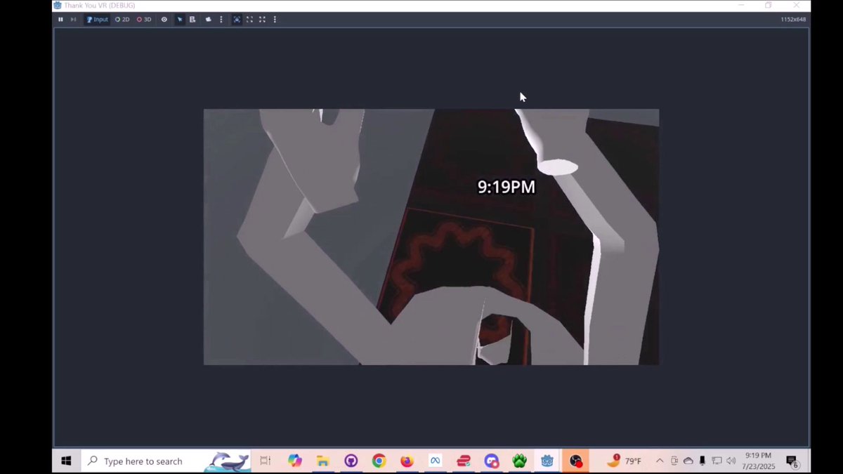 davididev's tweet image. Working on a couple of #VR projects this week, one was #madewithunity and the other one in the #godotengine.  Been working a lot longer hours lately so I&apos;ve had less time to work on this stuff.
youtube.com/watch?v=MBv1RX…