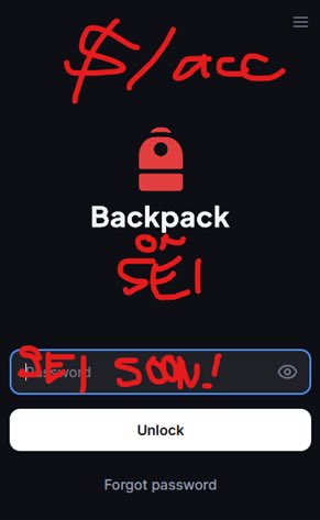 Day 38 of wen <a href="/Backpack/">Backpack 🎒</a> on Sei?