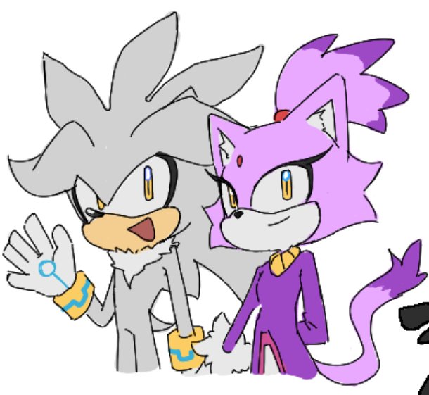 presalewinter's tweet image. #silvaze #silverthehedgehog #blazethecat