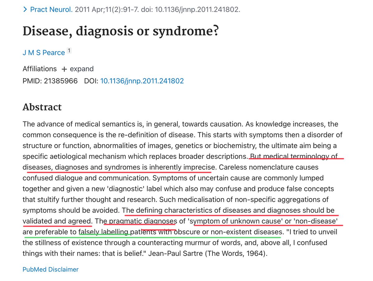 Retlouping's tweet image. Disease, diagnosis or syndrome?

pubmed.ncbi.nlm.nih.gov/21385966/
