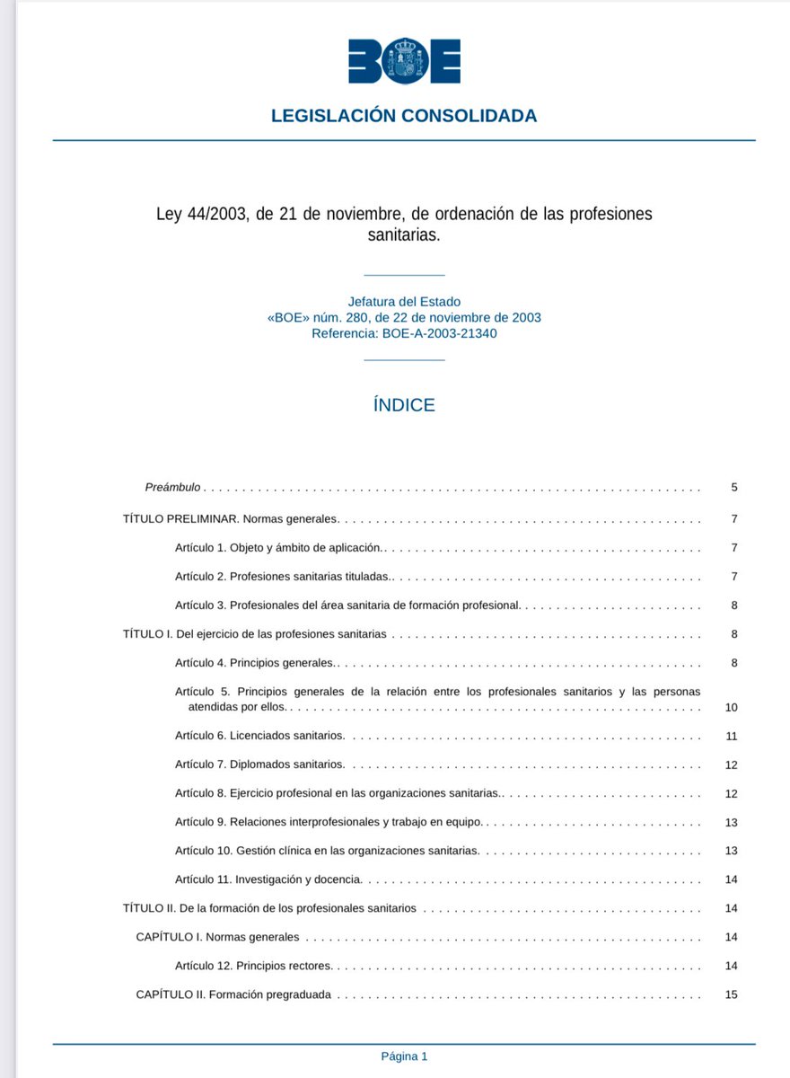 NoAnteProyecto's tweet image. No es opinable. Es ley. 
Los enfermeros cuidan. 
Los médicos diagnostican y tratan. 
No entendemos la polémica. 

Zapatero a tus zapatos, enfermero a tus cuidados. 

boe.es/buscar/pdf/200…